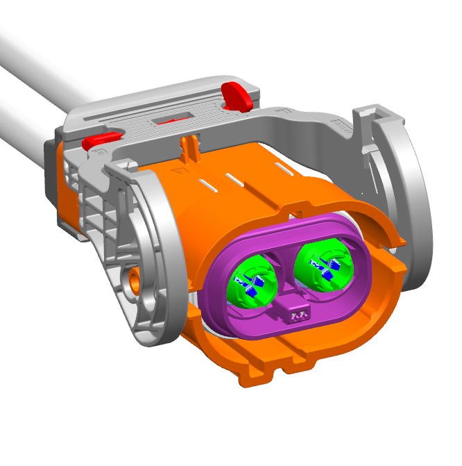 AK4 2W 垂直阻燃 180度 code D