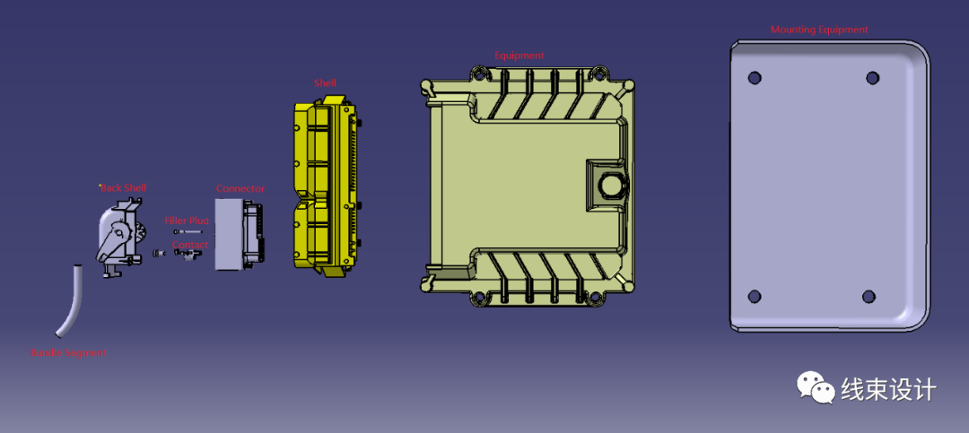 CATIA线束三维设计-电子元件装置Electrical Part Design模块(详解一)