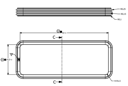R93450020ARL  胶圈-硅胶(出油)-蓝色
